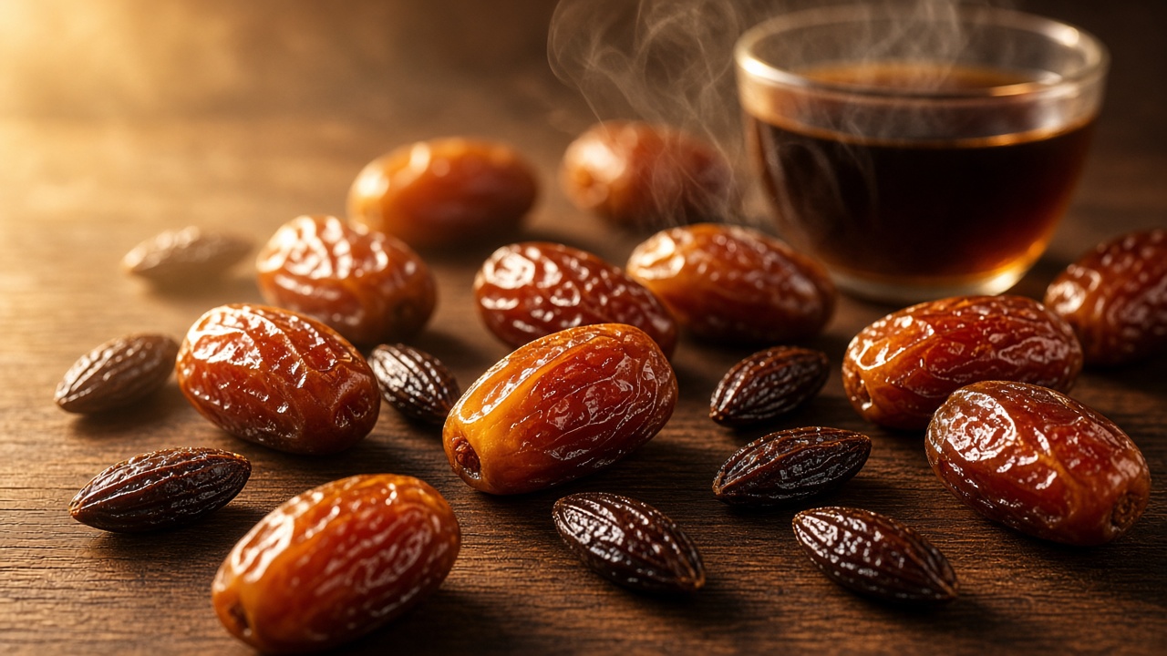 خرما و بخار چای